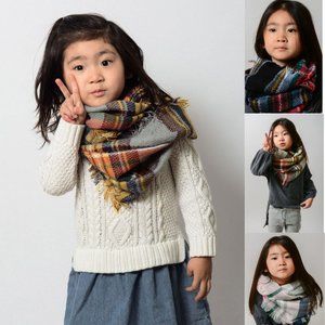 Kids Flannel Infinity Scarf